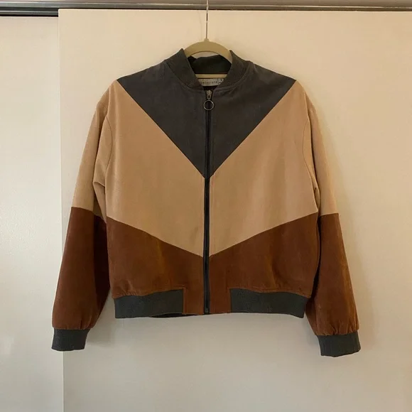 Colorblock Corduroy Women’s Jacket - Picture 2 of 6